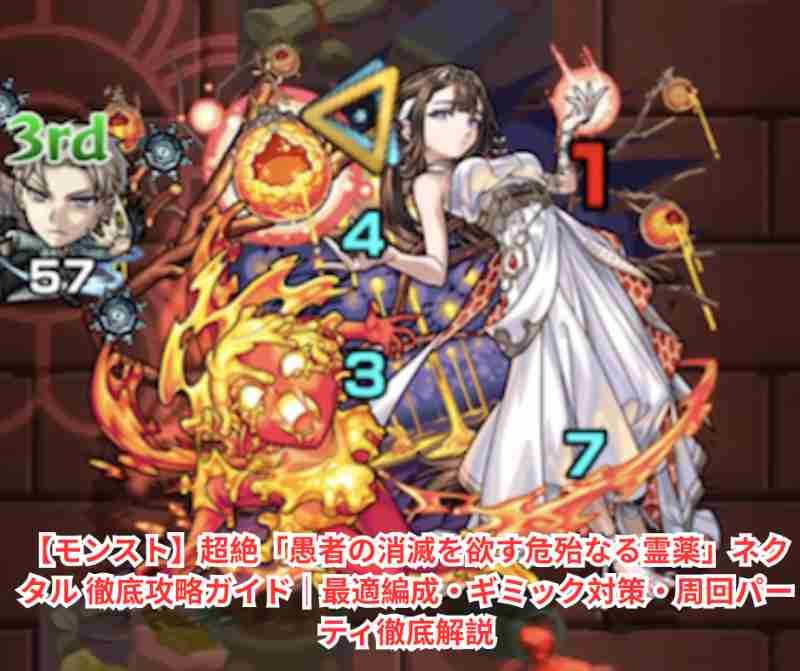 【モンスト】超絶「愚者の消滅を欲す危殆なる霊薬」ネクタル 徹底攻略ガイド｜最適編成・ギミック対策・周回パーティ徹底解説
