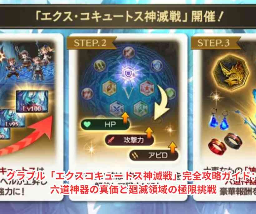 グラブル「エクスコキュートス神滅戦」完全攻略ガイド：六道神器の真価と廻滅領域の極限挑戦