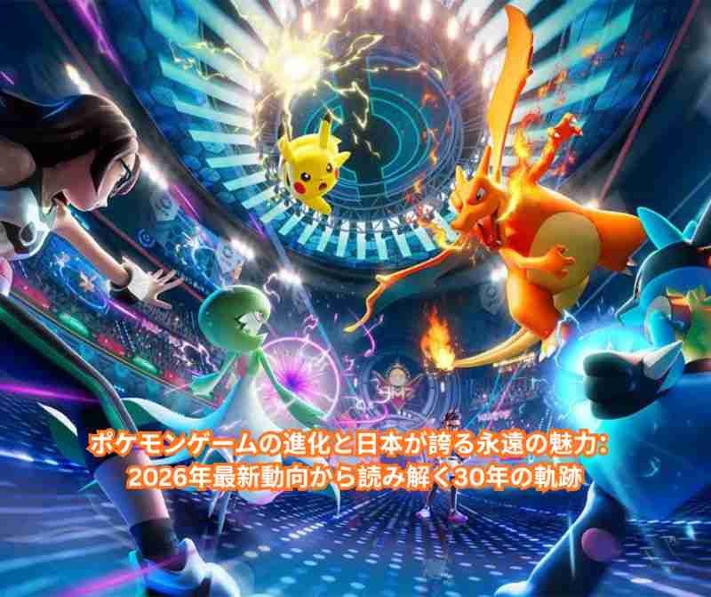 ポケモンゲームの進化と日本が誇る永遠の魅力：2026年最新動向から読み解く30年の軌跡